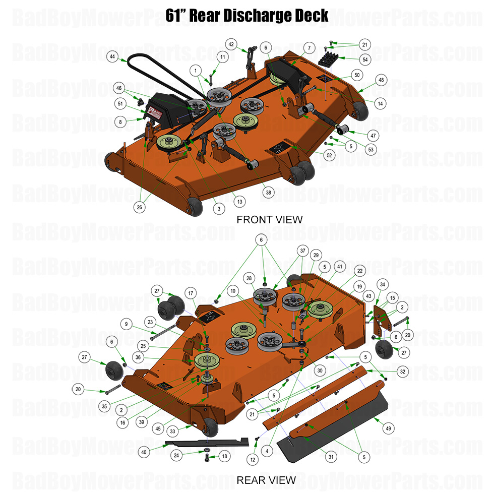 2025 Rogue - 61" Rear Discharge Deck